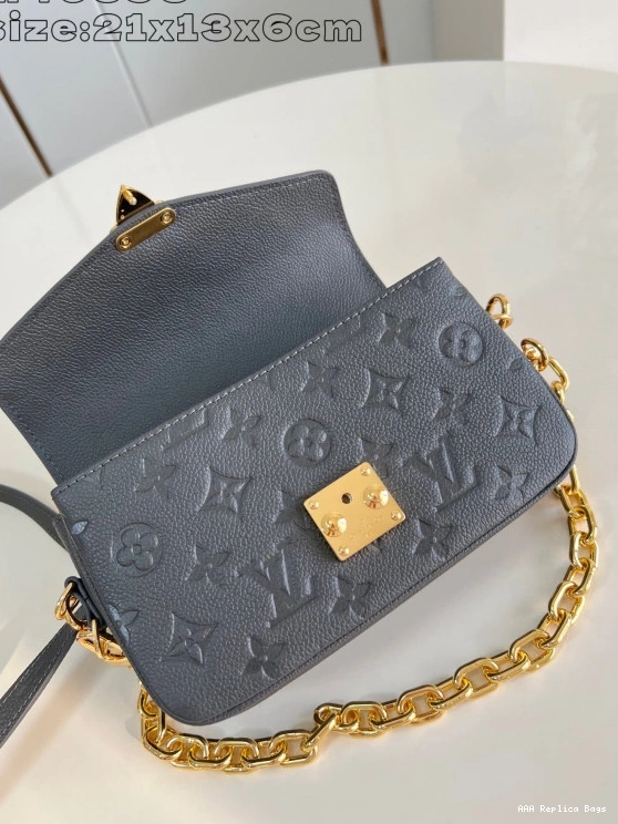 Aaa replica ru EAST POCHETTE WEST VUITTON METIS LOUIS 0813